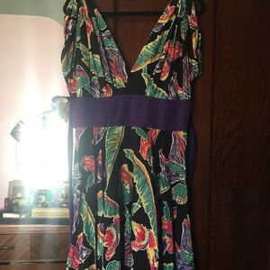 Trashy Diva 14 Obi Tropical Flowers EUC